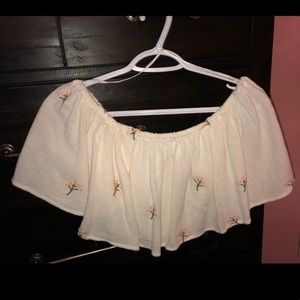 ZARA off the shoulder top